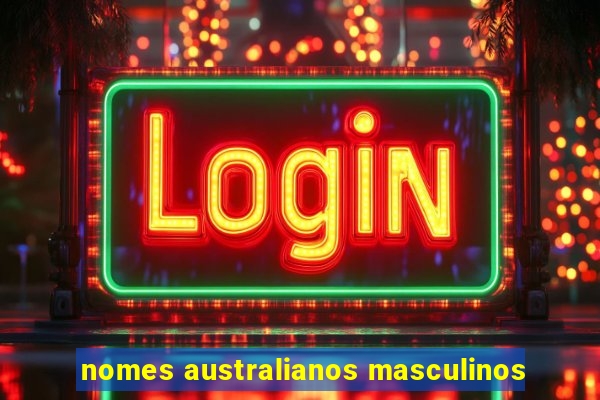 nomes australianos masculinos